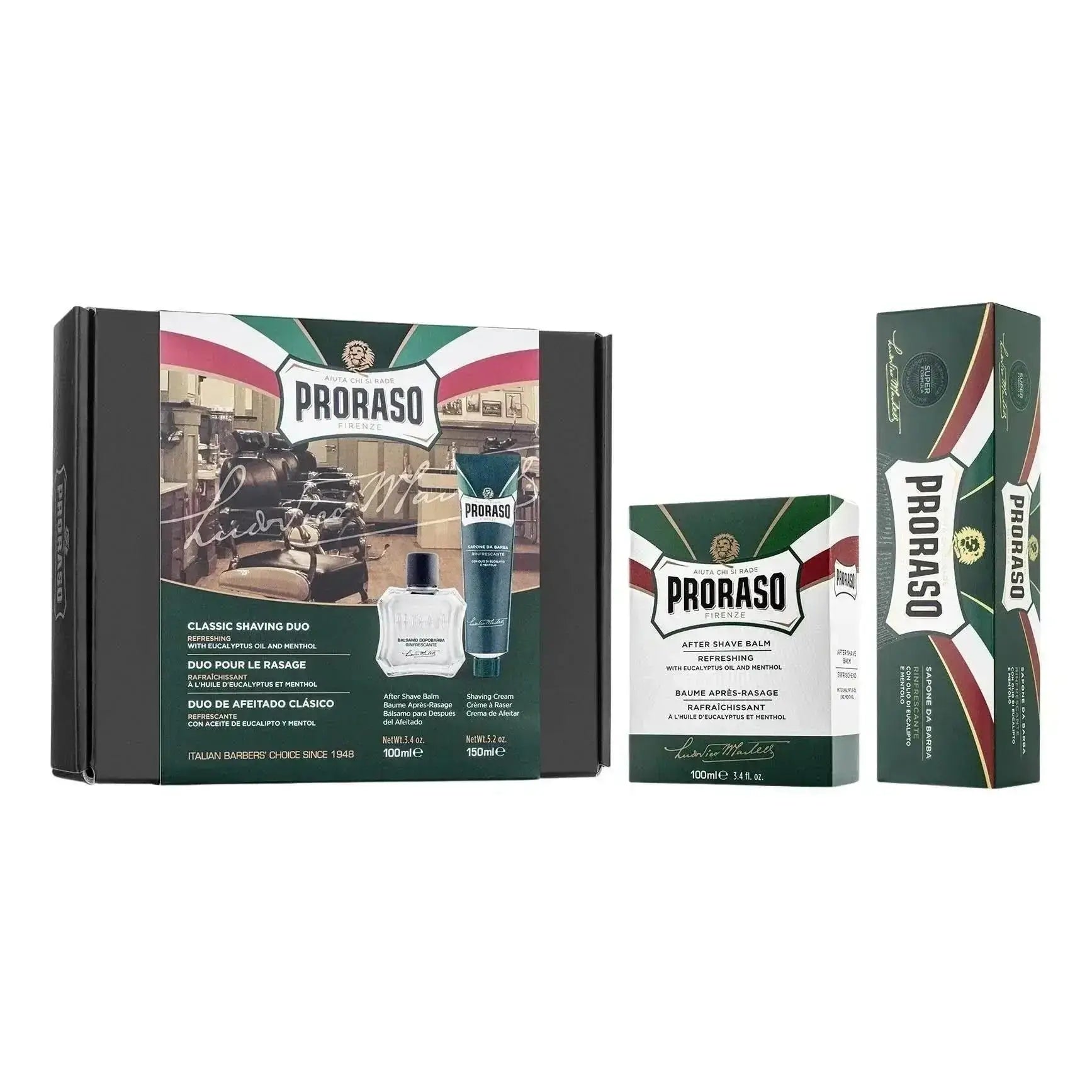 Proraso Duo Pack barberkrem og aftershave balm-Barbersett-JKSHOP