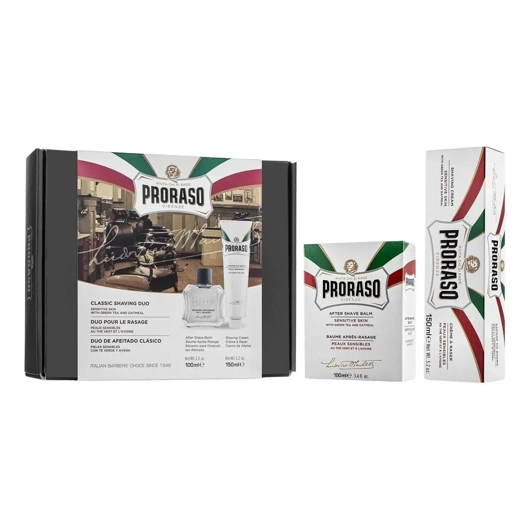 Proraso Duo Pack barberkrem og aftershave balm-Barbersett-JKSHOP