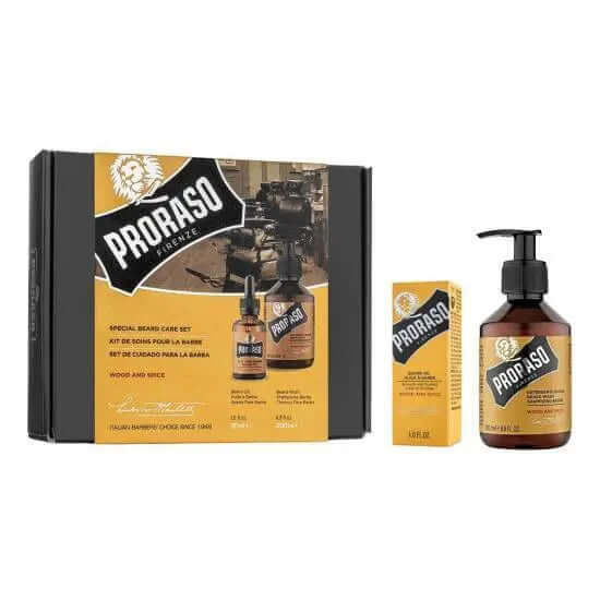 Proraso Wood & Spice - Duo Set-Skjeggsett-JKSHOP