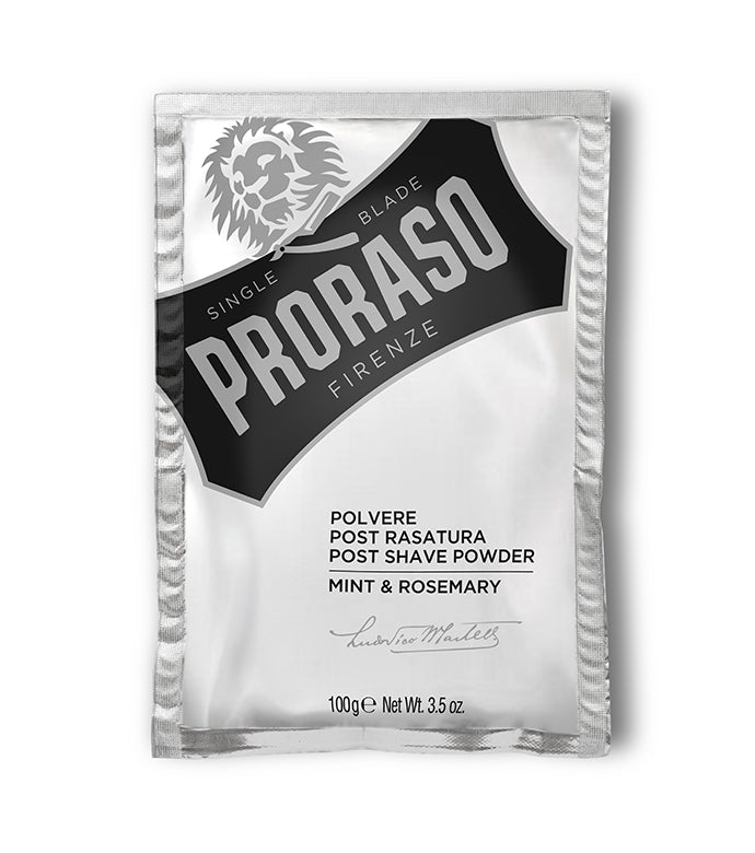 Proraso Post Shave Powder Mint og Rosmarin - Etterbarberingspulver - JK-Shop