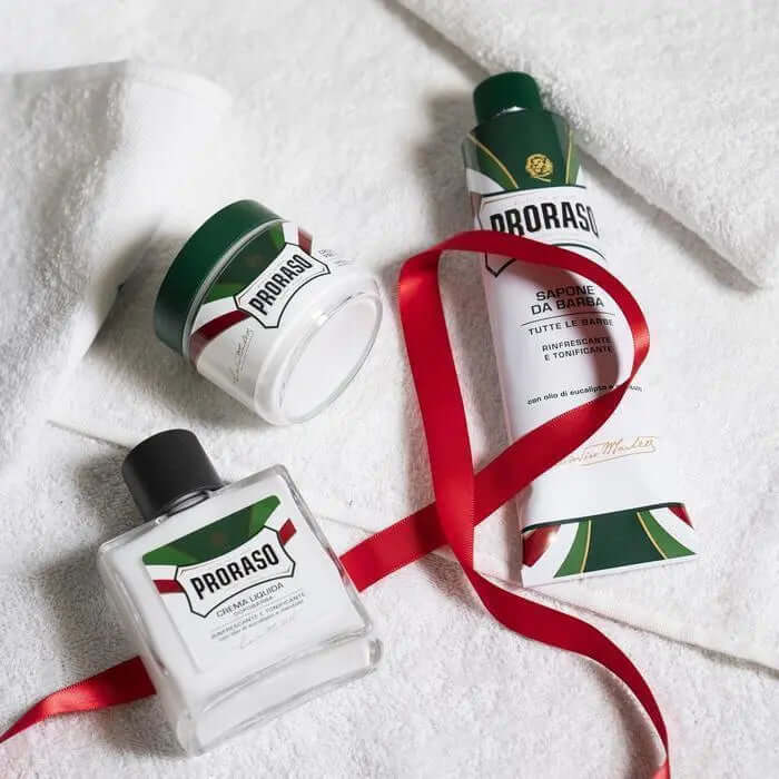 Proraso gavesett med barberprodukter - Sensitiv-Barbersett-JKSHOP