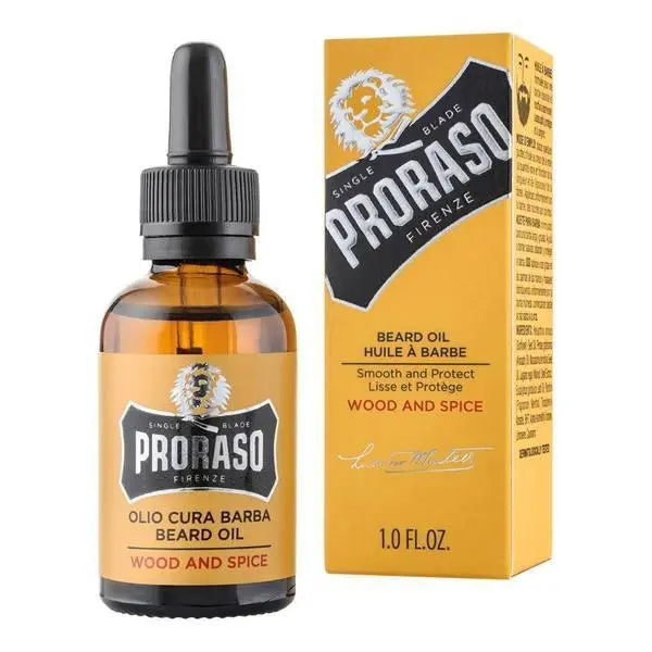 Proraso skjeggolje - Wood & Spice 30ml-Skjeggolje-JKSHOP