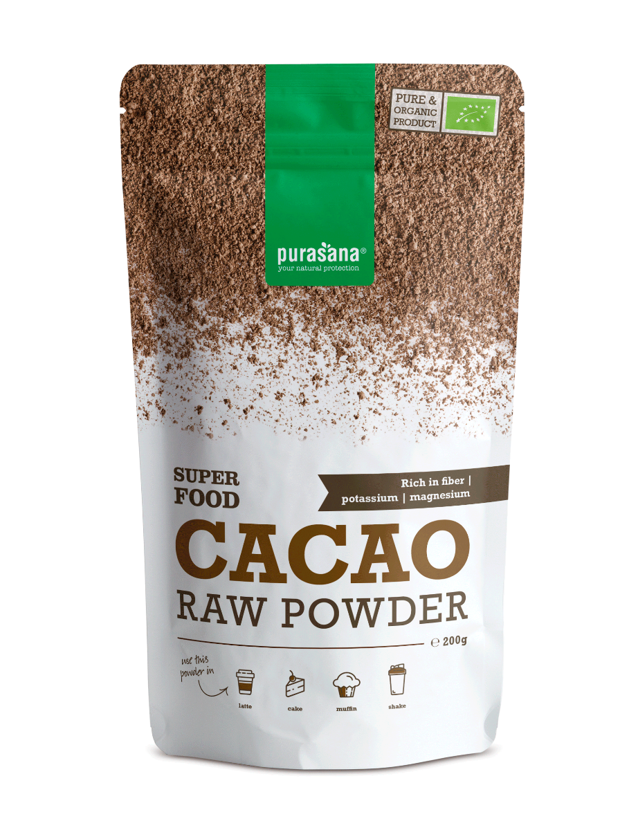 Purasana Cacao Powder, 200 g, ØKO - Baking og Matlaging - JK-Shop