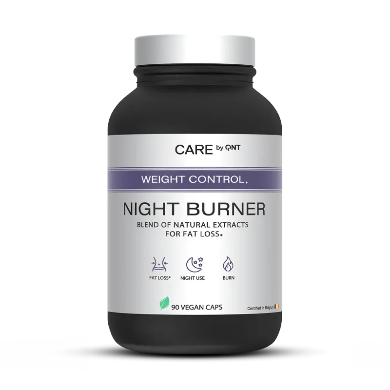 QNT Care Night Burner, 90 kapsler - Fettforbrennere uten koffein - JK-Shop