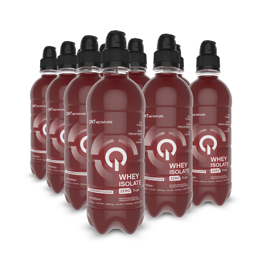 QNT ISOWhey Drink, 12x500 ml, Wild Berries - Proteindrikke - JK-Shop