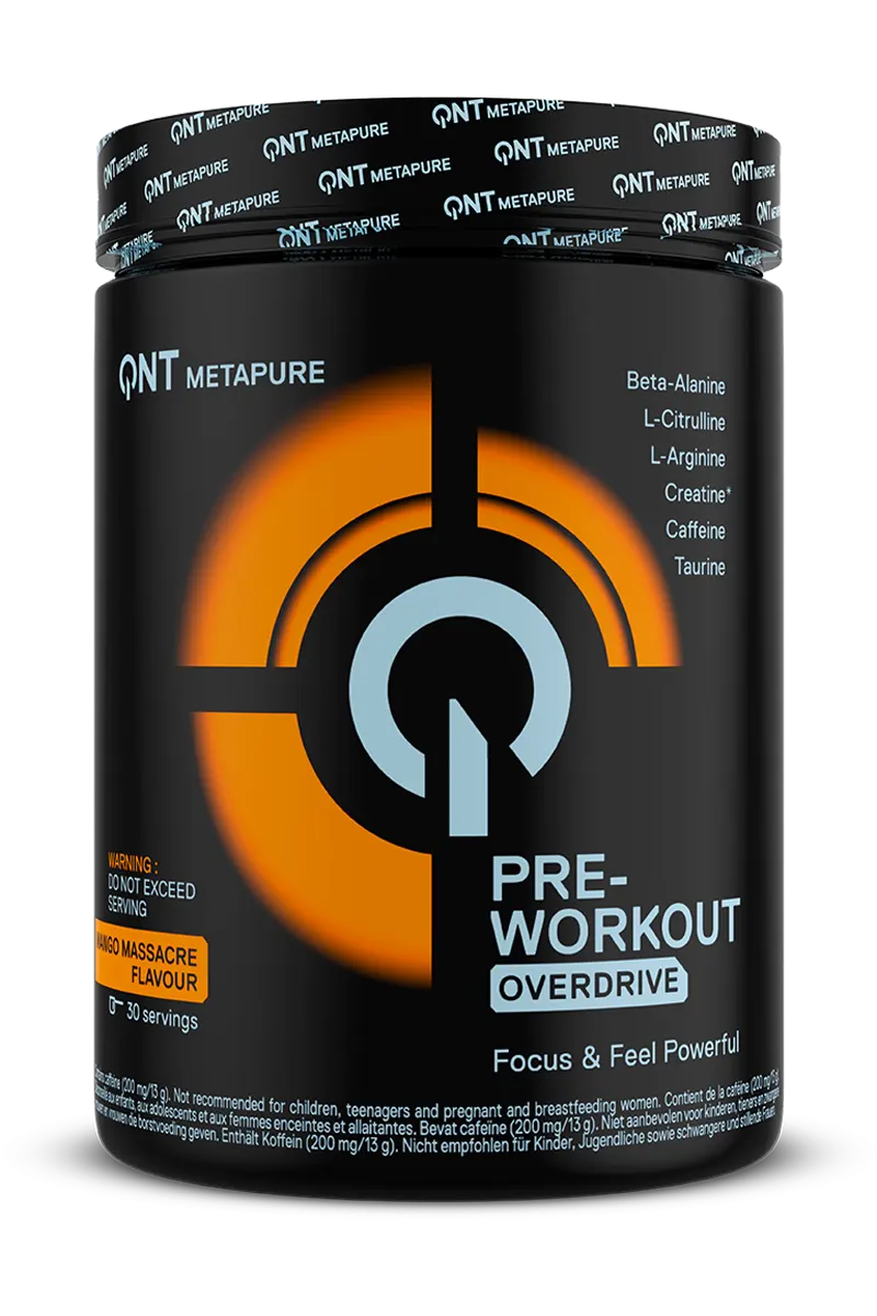 QNT Pre-Workout Overdrive, 390 g - Komplett PWO - JK-Shop