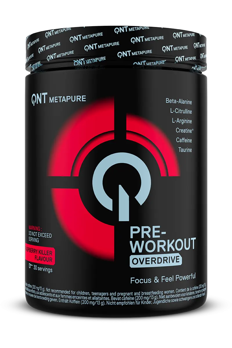QNT Pre-Workout Overdrive, 390 g - Komplett PWO - JK-Shop