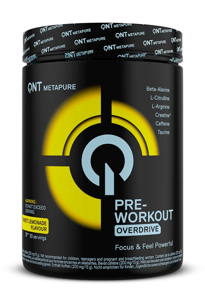 QNT Pre-Workout Overdrive, 390 g - Komplett PWO - JK-Shop