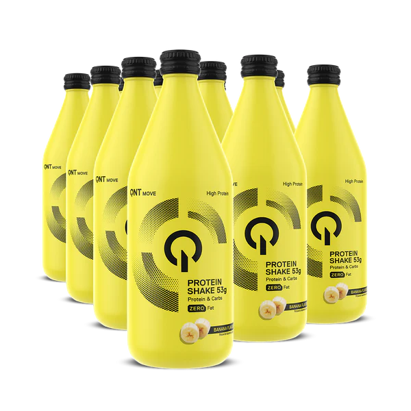 QNT Protein Shake, 12x500 ml (glassflaske) - Proteindrikke - JK-Shop