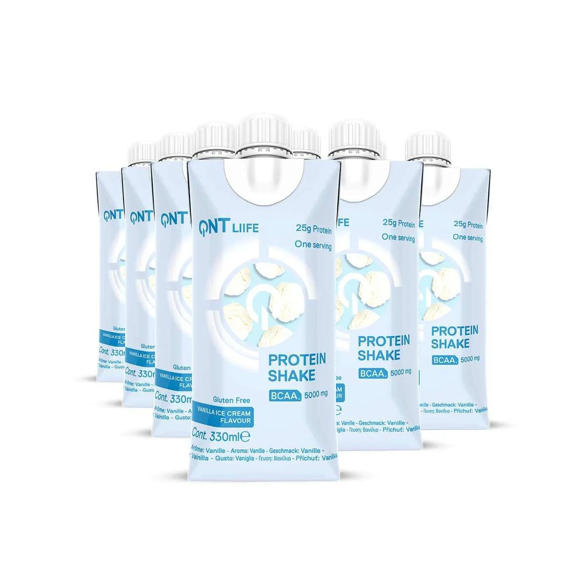 QNT Protein Shake 25 g, 12x330 ml (tetra) - Proteindrikke - JK-Shop