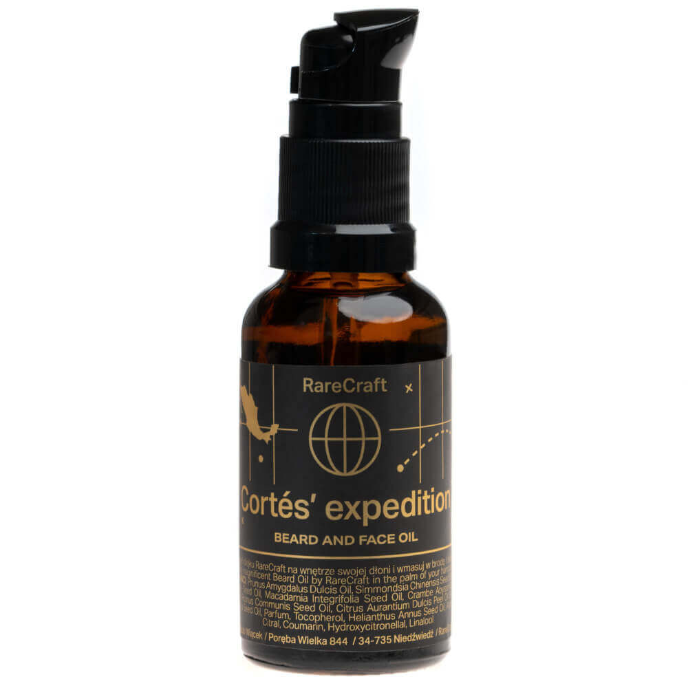 RareCraft Cortes' Expedition, Beard Oil 30 ml-Skjeggolje-JKSHOP