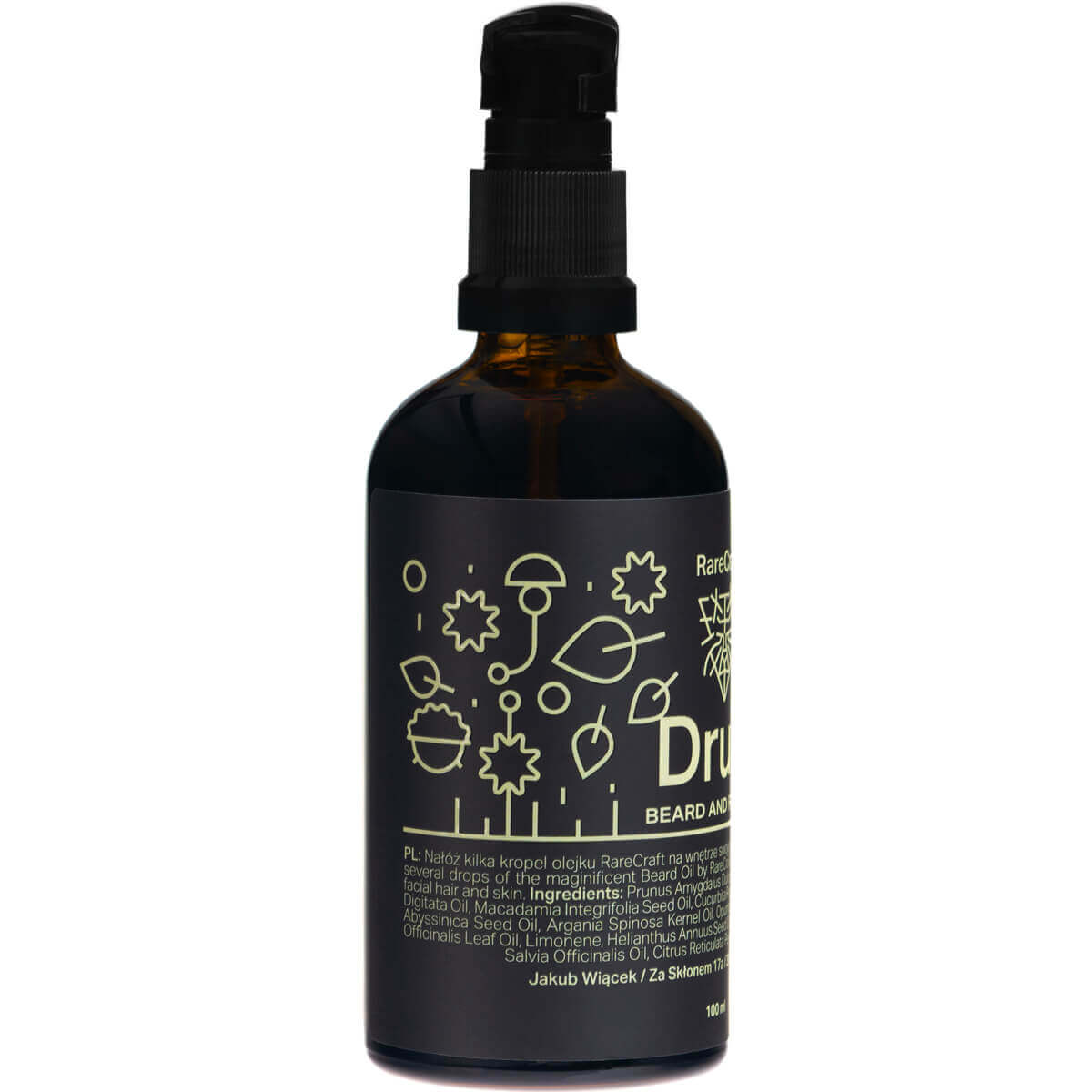 RareCraft Druid, Beard Oil 100 ml-Skjeggolje-JKSHOP