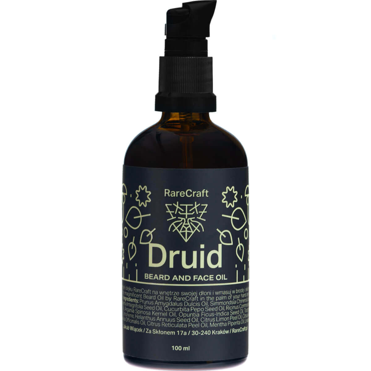 RareCraft Druid, Beard Oil 100 ml-Skjeggolje-JKSHOP
