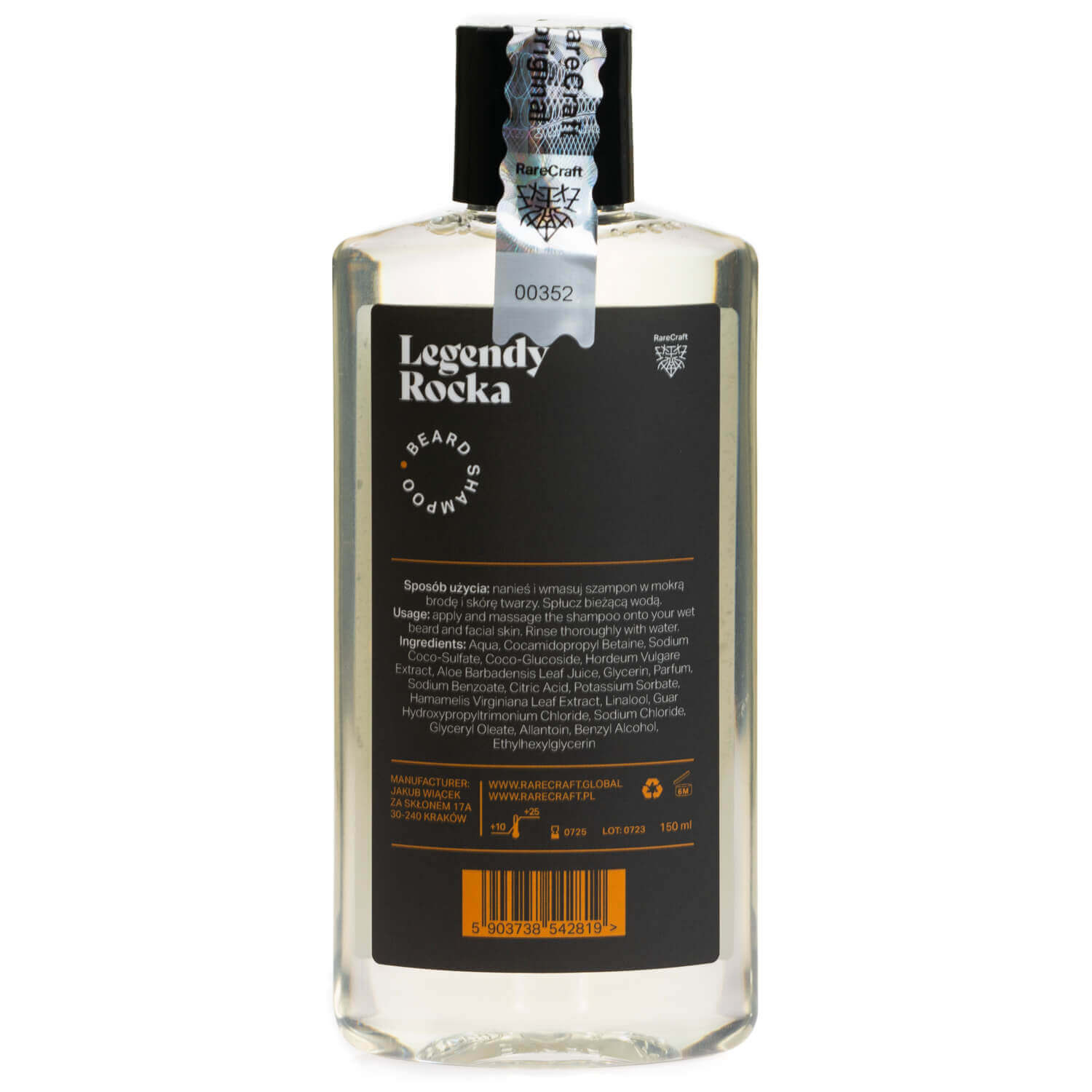 RareCraft Legendy Rocka Nomada, Beard Shampoo-Skjeggsjampo-JKSHOP