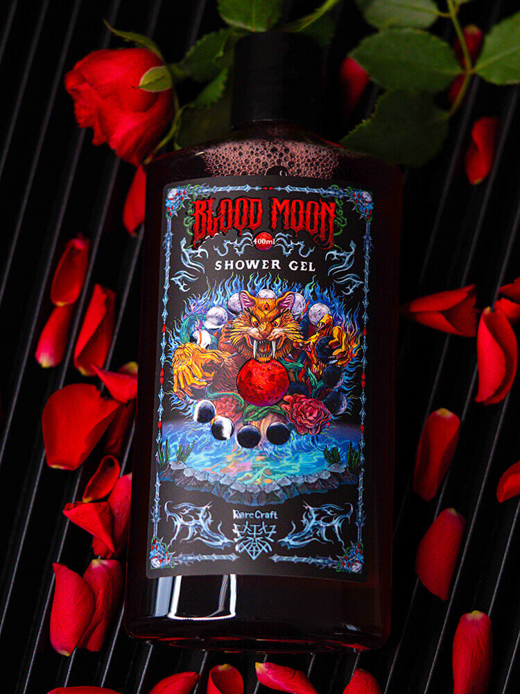 Rarecraft Blood Moon Shower Gel 400ml - Dusjsåpe - JK-Shop