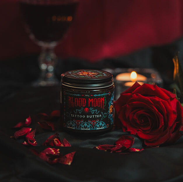 Rarecraft Blood Moon Tattoo Butter 100g - Tatoveringskrem - JK-Shop