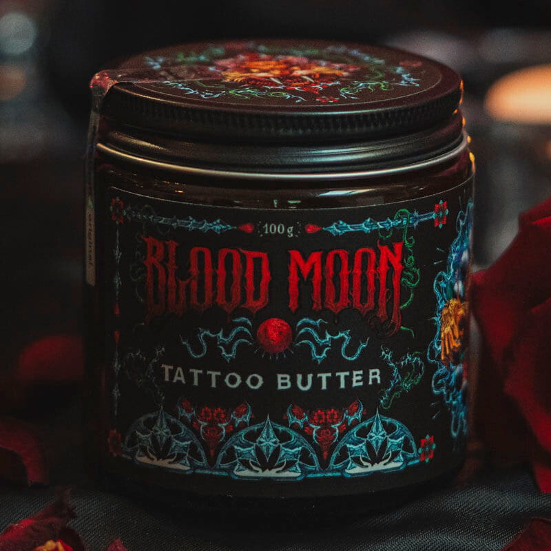 Rarecraft Blood Moon Tattoo Butter 100g - Tatoveringskrem - JK-Shop