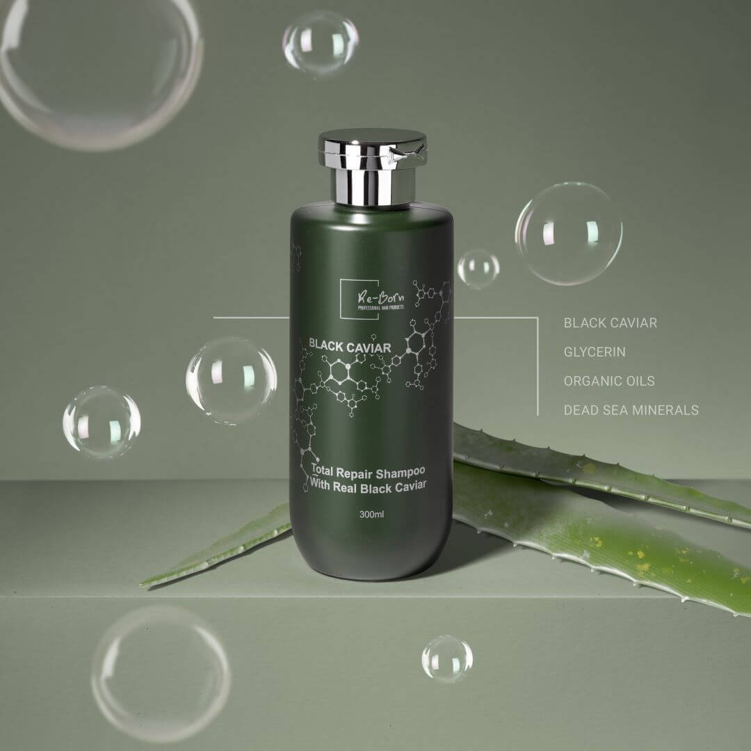 Re-Born Black Caviar Repair Shampoo-Sjampo-JKSHOP