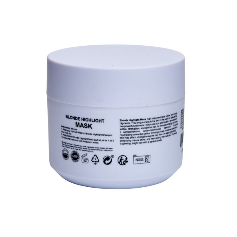 ReBorn Blond Hightlight Mask 250 ml - Hårkrem - JK-Shop