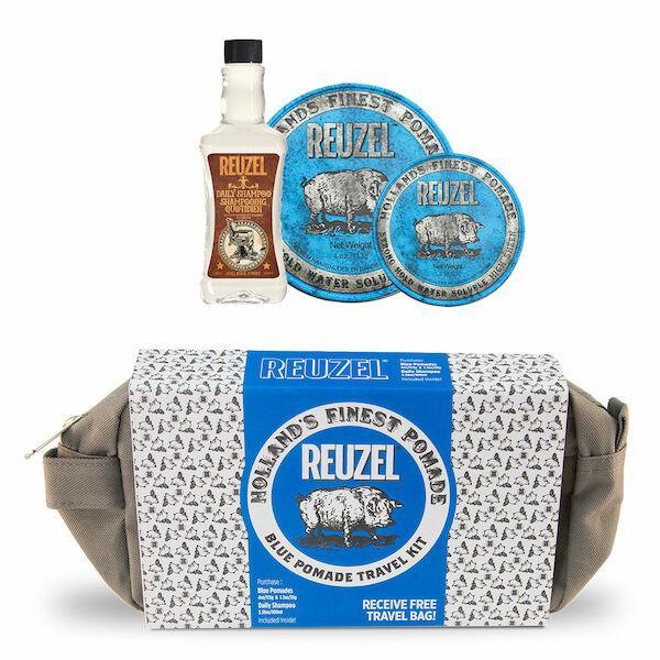 Reuzel Blue Pomade Holiday Travel Kit-Reisesett-JKSHOP