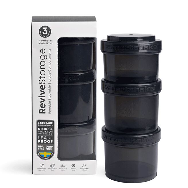 Revive Storage 3 pack Black 1x150 ml 2x200 ml - Helseprodukter - JK-Shop