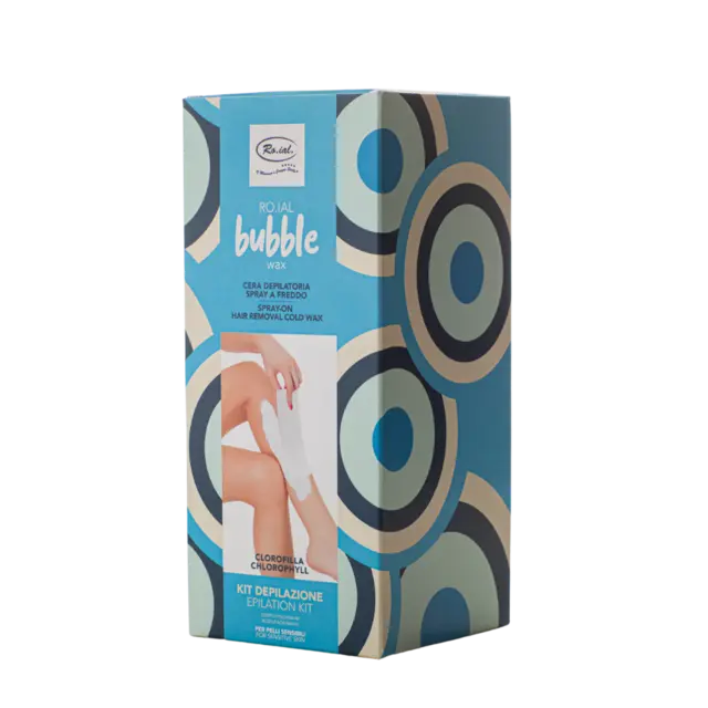 Ro.ial Bubble Wax Kit Blå, Sensitiv Skin - Voksing - JK-Shop