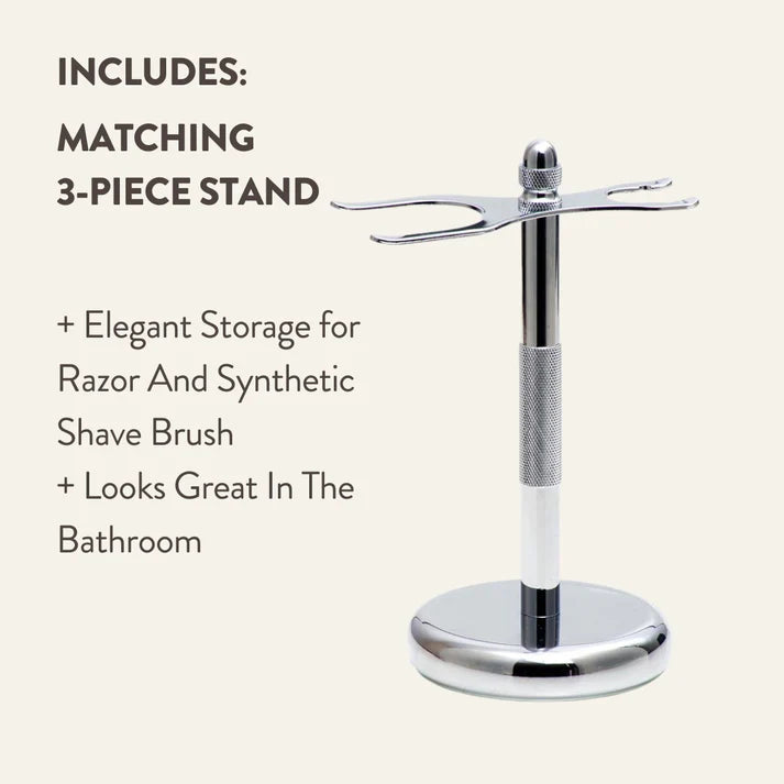Rockwell, Razor 3-Piece Gift Set (6C White Chrome) - - JK-Shop