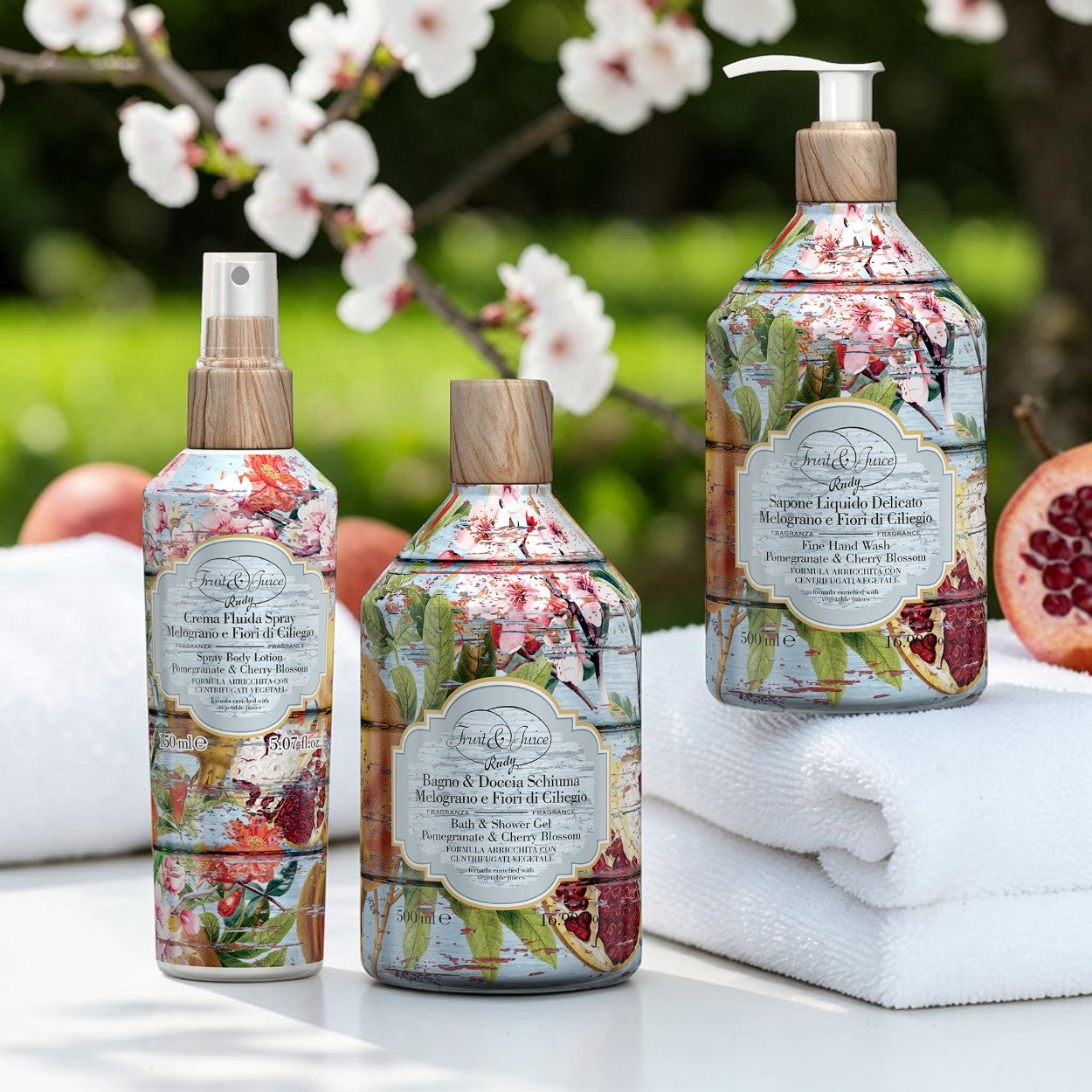 Rudy Profumi Fruit & Juice Bath & Shower Cream - 6 dufter - Dusjkrem - JK-Shop