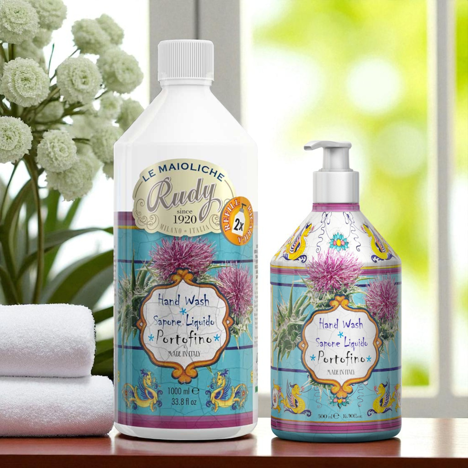 Rudy Profumi Maioliche Refill - Liquid soap - 11 dufter - Såpe - JK-Shop