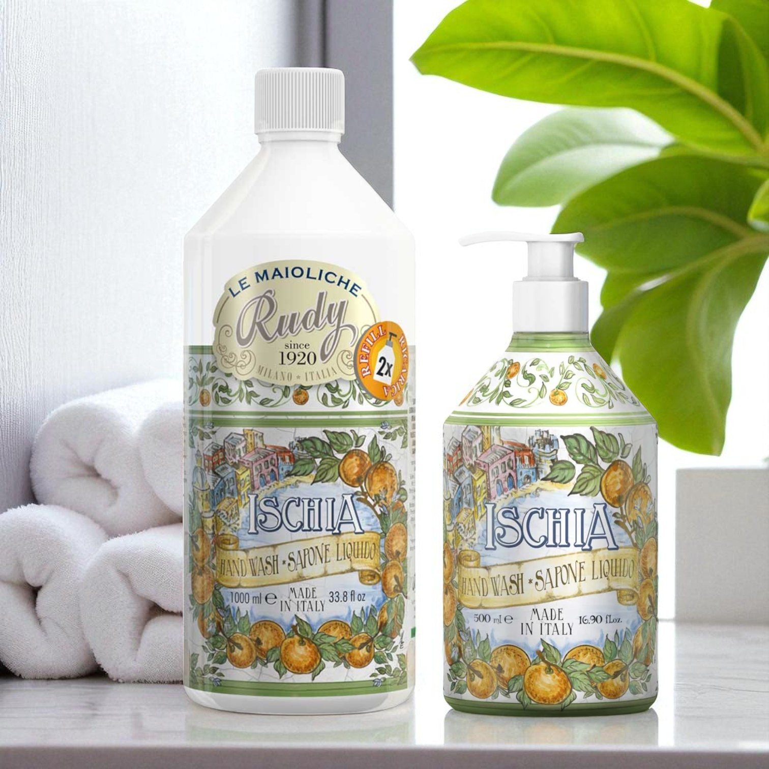 Rudy Profumi Maioliche Refill - Liquid soap - 11 dufter - Såpe - JK-Shop