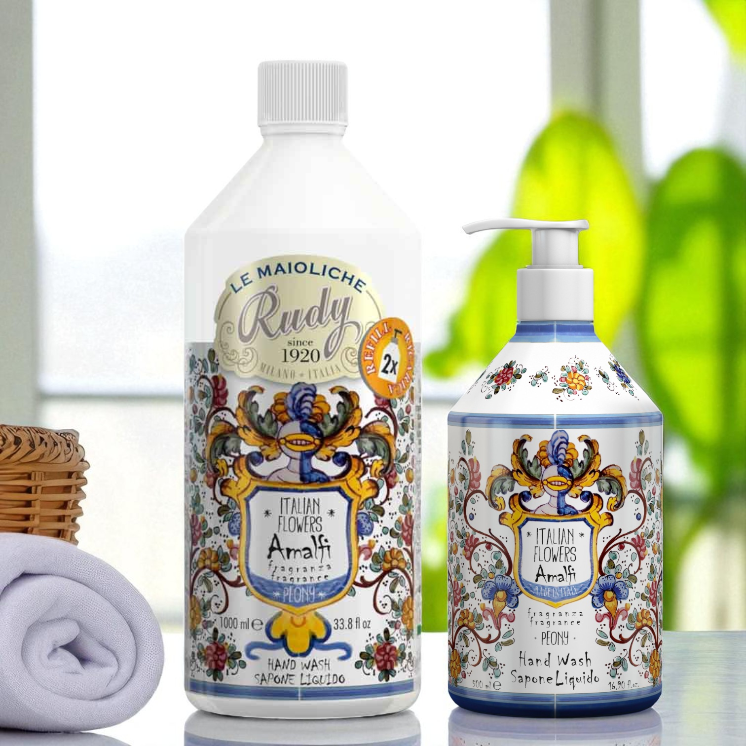 Rudy Profumi Maioliche Refill - Liquid soap - 11 dufter - Såpe - JK-Shop