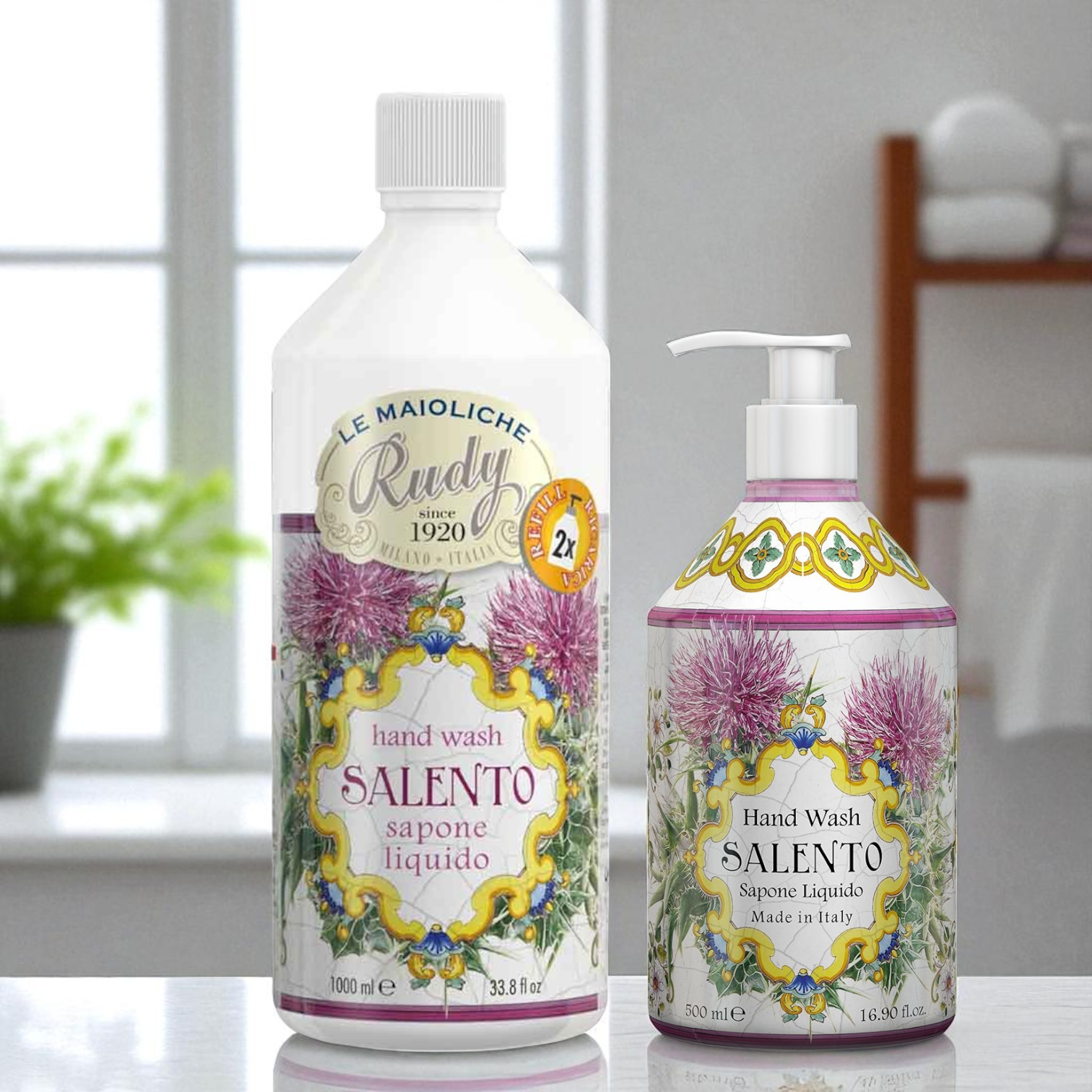 Rudy Profumi Maioliche Refill - Liquid soap - 11 dufter - Såpe - JK-Shop