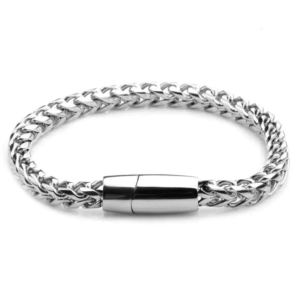 Rustfritt stål vintage kjedekobling armbånd-Armbånd-JKSHOP