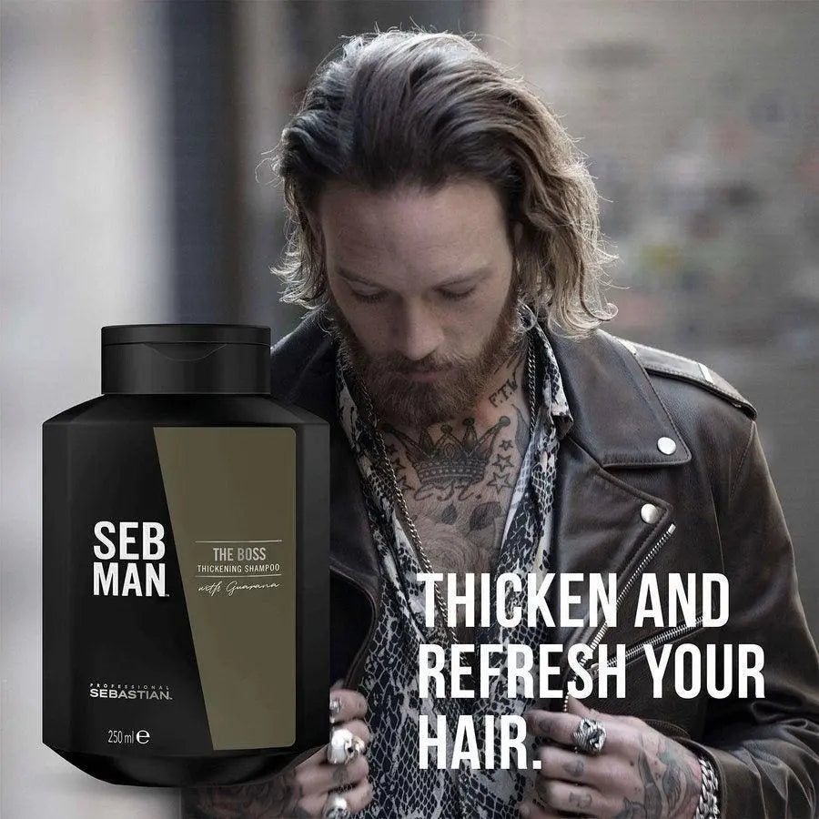 SEB Man The Boss Thickening Shampoo 250ml-Sjampo-JKSHOP