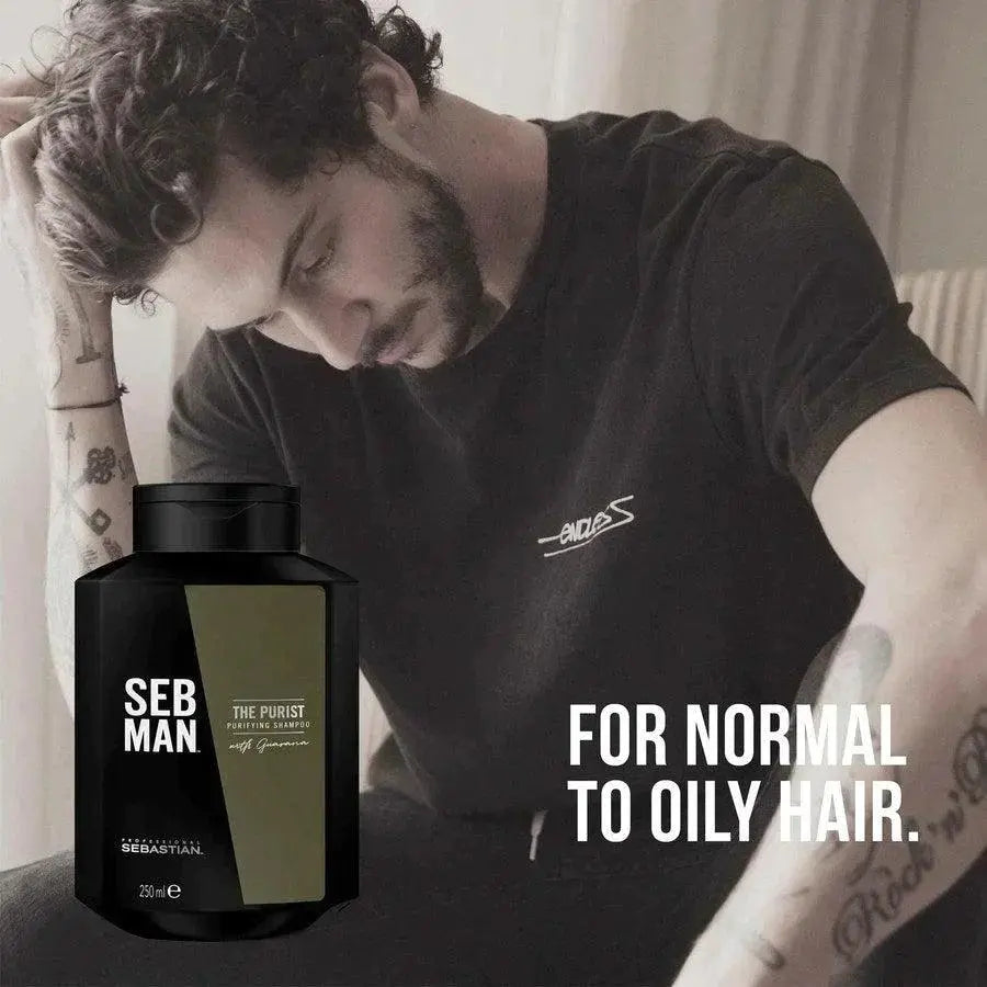 SEB Man The Purist Shampoo 250ml-Sjampo-JKSHOP