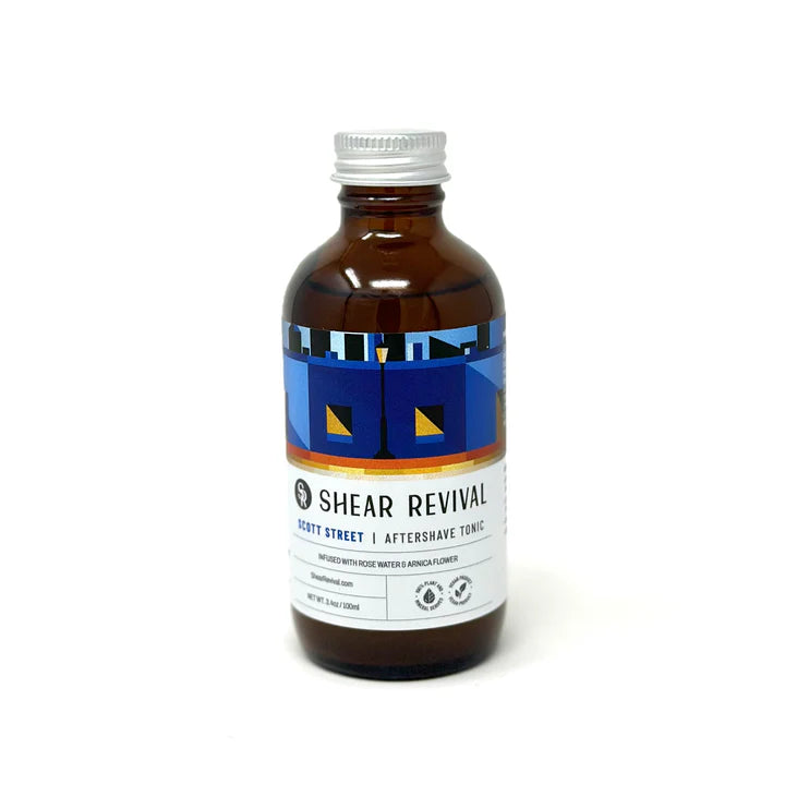 SHEAR REVIVAL Scott Street Aftershave Tonic- Bay Rum & Lime - Etterbarberingsvann - JK-Shop