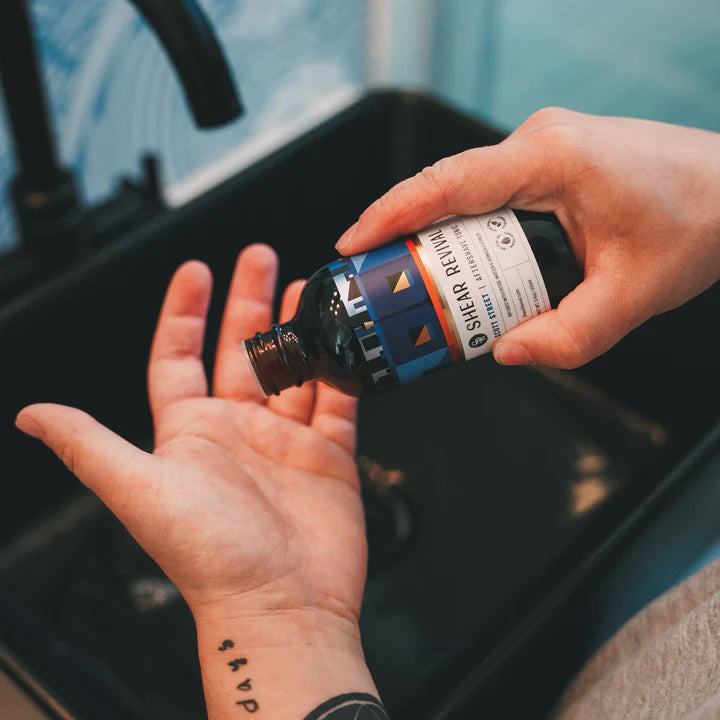 SHEAR REVIVAL Scott Street Aftershave Tonic- Bay Rum & Lime - Etterbarberingsvann - JK-Shop