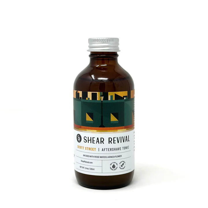 SHEAR REVIVAL Scott Street Aftershave Tonic- Orange & Oakmoss - Etterbarberingsvann - JK-Shop