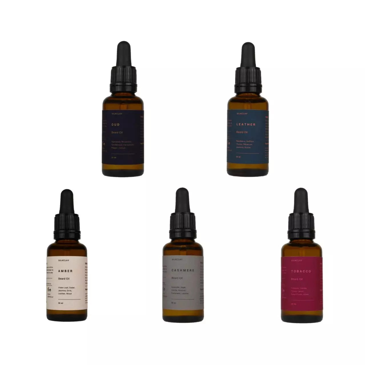 SILKCLAY Beard Oil Tobacco 30 ml - Skjeggolje - JK-Shop