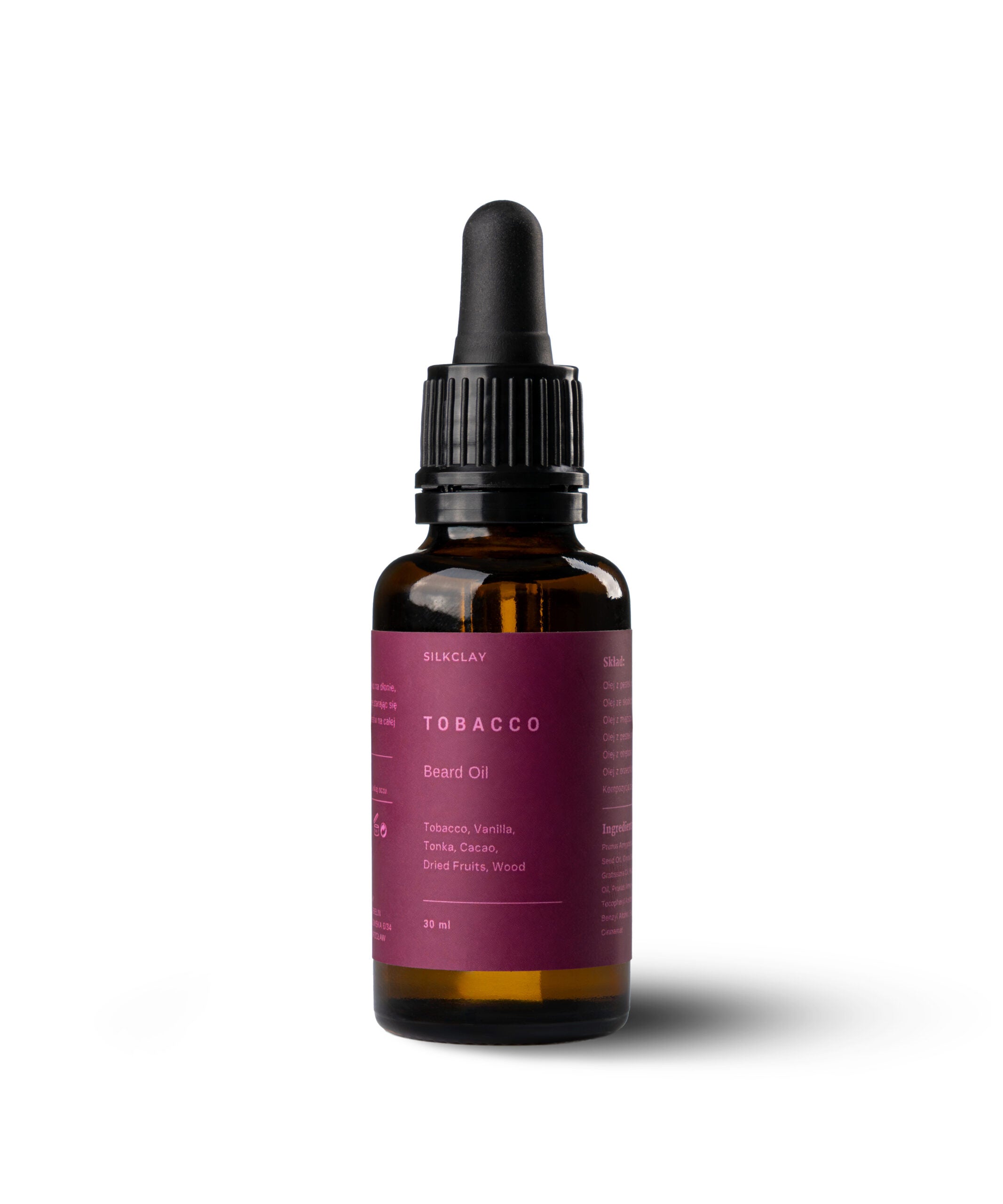 SILKCLAY Beard Oil Tobacco 30 ml - Skjeggolje - JK-Shop