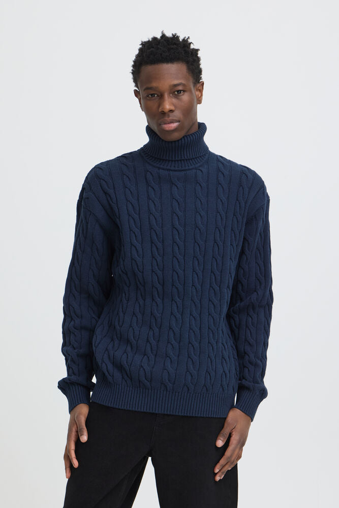 SOLID, MALCOLM HI NECK - Strikk - JK-Shop