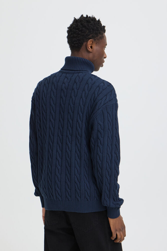 SOLID, MALCOLM HI NECK - Strikk - JK-Shop