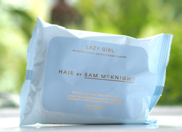 SAM McKNIGHT Biodegradable Hair Cleanse Cloths Lazy Girl