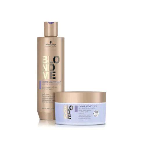 Schwarzkopf BlondMe Cool Blondes x-mas-Hårpleiesett-JKSHOP