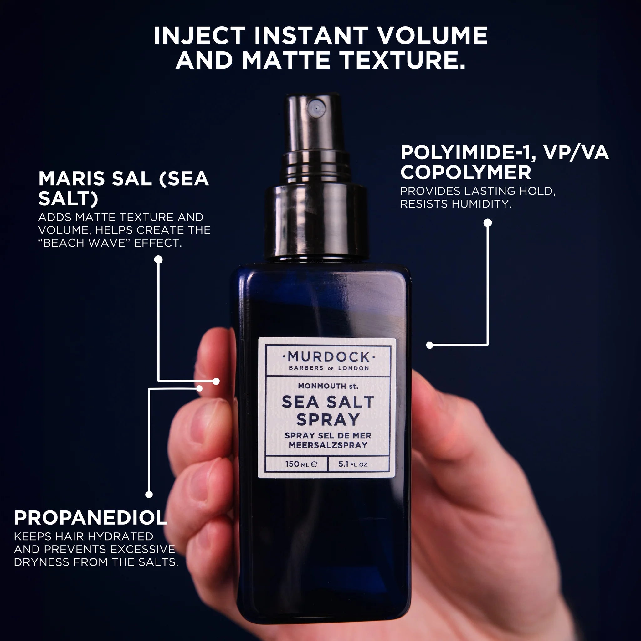 Murdock London Sea Salt Hair Styling Spray