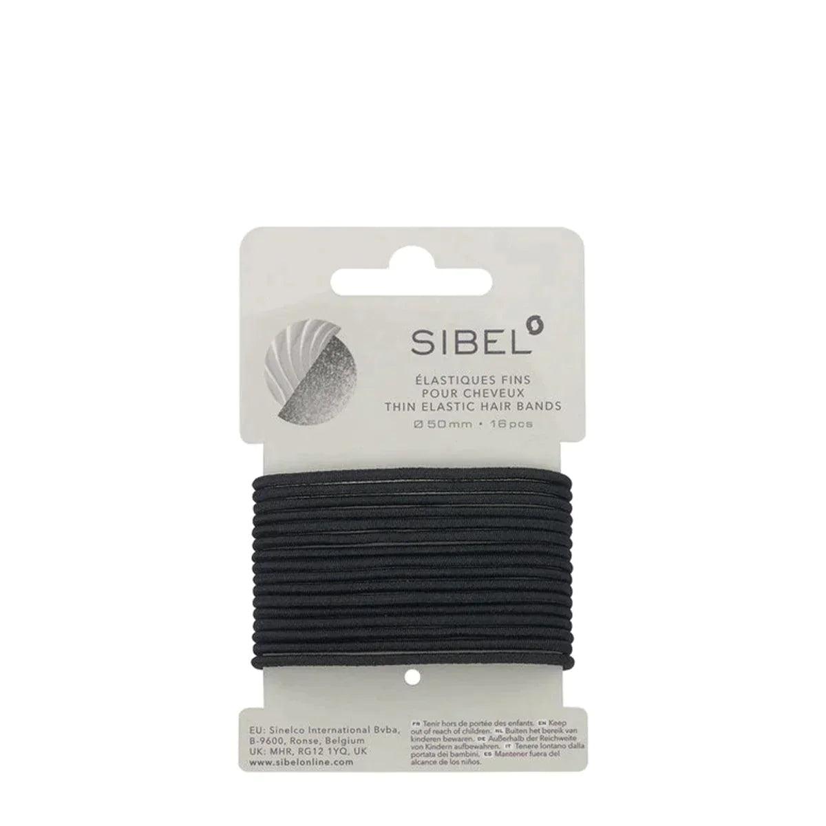 Sibel Elastic Thin Hair Bands 16 stk-Hårstrikk-JKSHOP
