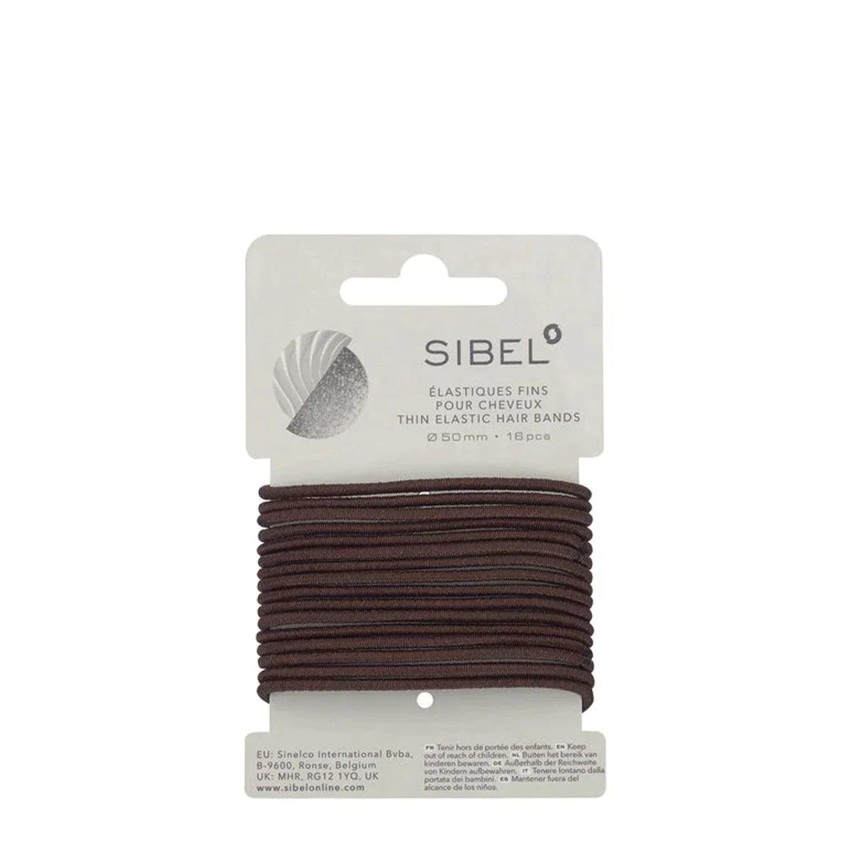 Sibel Elastic Thin Hair Bands 16 stk-Hårstrikk-JKSHOP