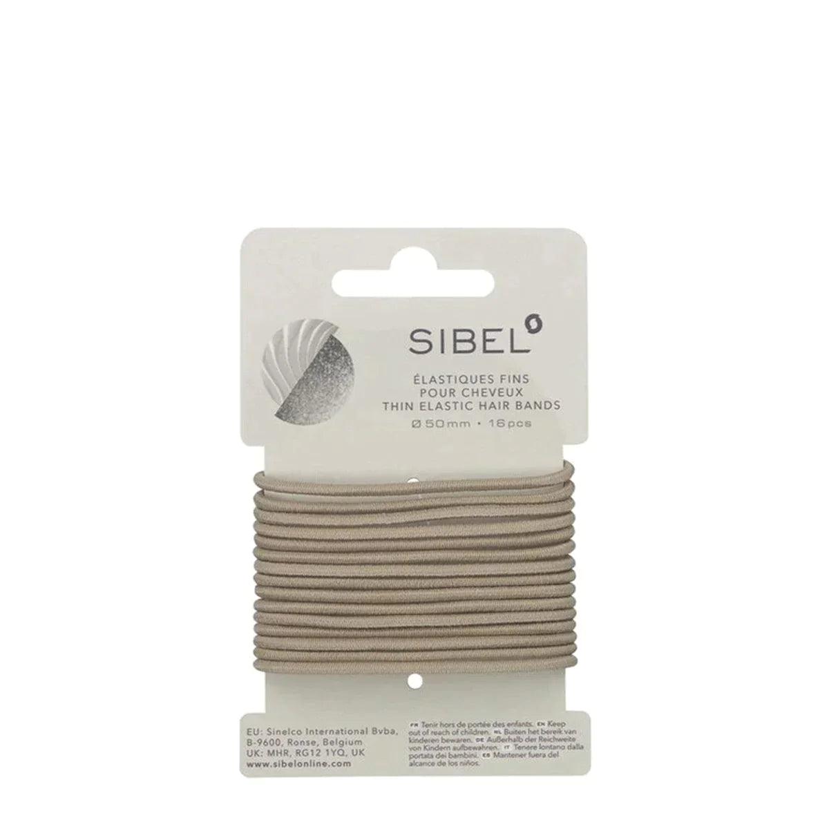 Sibel Elastic Thin Hair Bands 16 stk-Hårstrikk-JKSHOP