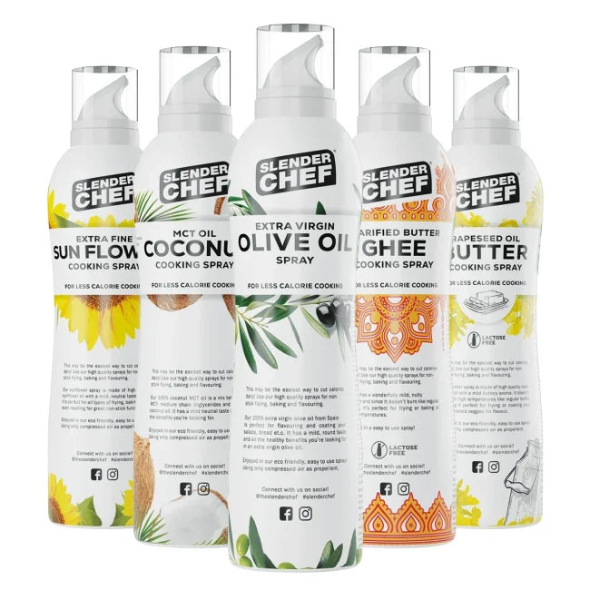 Slender Chef Cooking Spray, 6x200ml - Fett & olje - JK-Shop