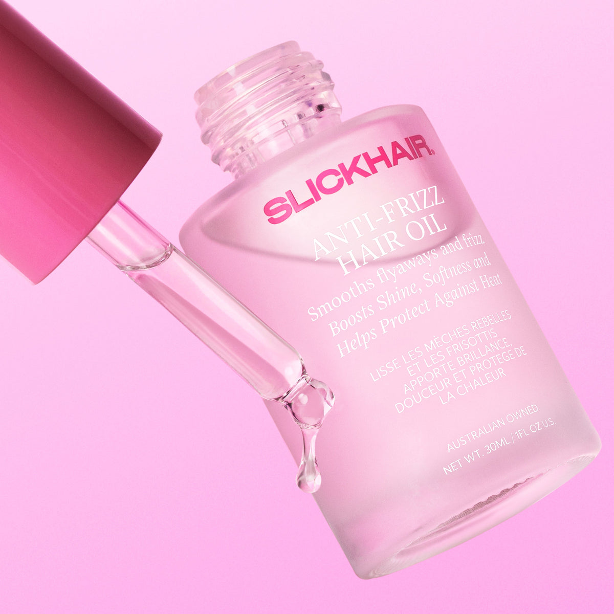 Slickhair Anti-Frizz Hair Oil 30 ml - Hårolje - JK-Shop